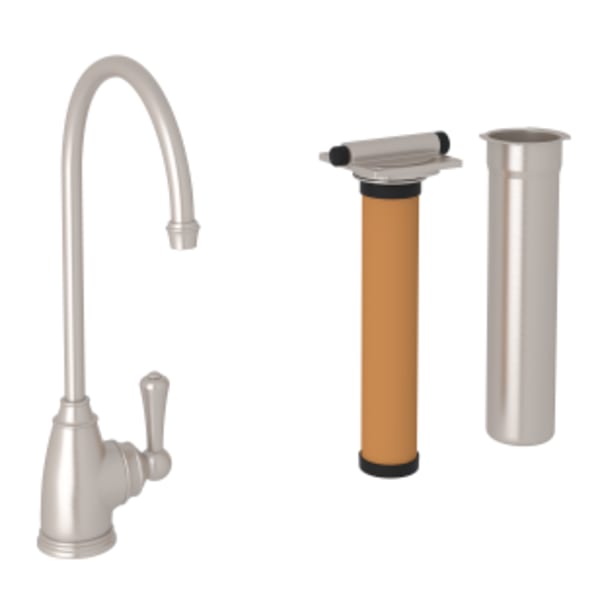 Georgian Era™ Filter Kitchen Faucet Kit in Satin Nickel