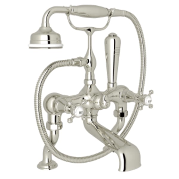 Georgian Era™ Exposed Deck Mount Tub Filler in Polished Nickel