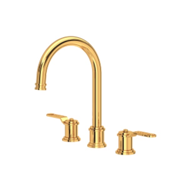 Armstrong™ Widespread Lavatory Faucet With C-Spout in English Gold