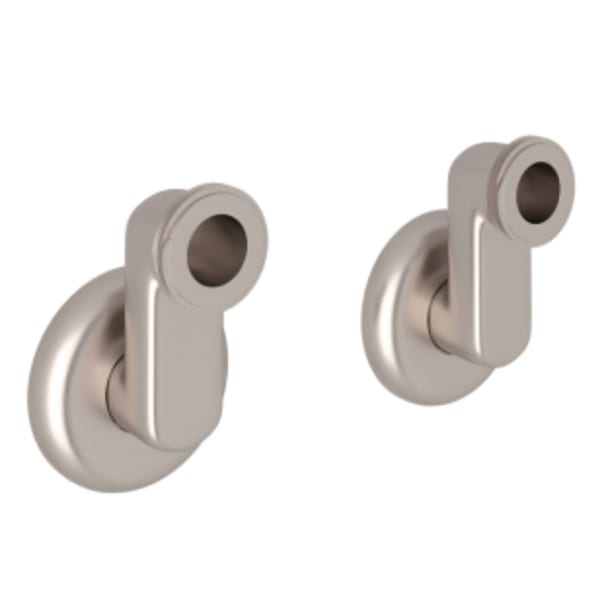 Wall Unions in Satin Nickel