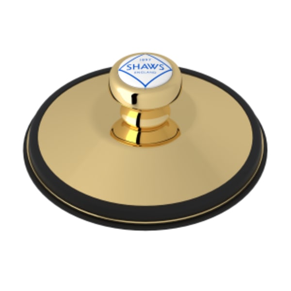Disposal Stopper in Unlacquered Brass