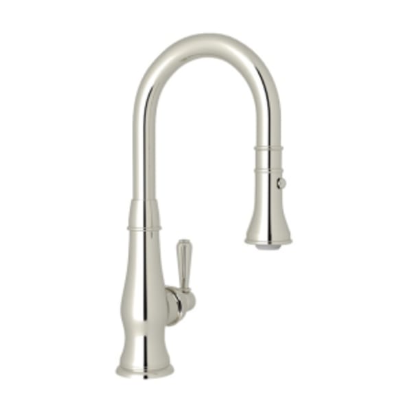 Patrizia™ Pull-Down Bar/Food Prep Kitchen Faucet in Polished Nickel