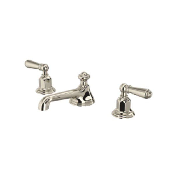 Edwardian™ Widespread Lavatory Faucet With Low Spout in Polished Nickel