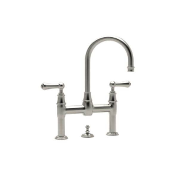 Georgian Era™ Bridge Lavatory Faucet in Satin Nickel