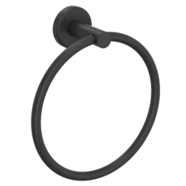 Lombardia® Towel Ring in Matte Black