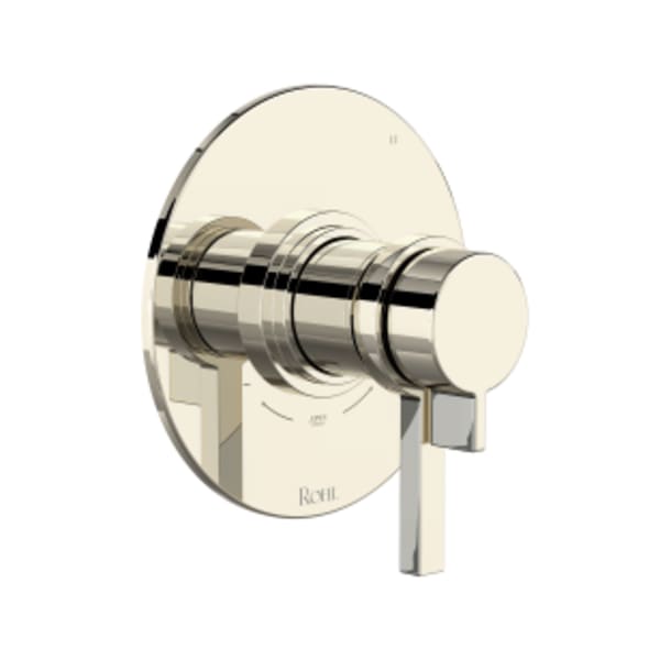 Lombardia® 1/2" Therm & Pressure Balance Trim With 5 Functions in Polished Nickel