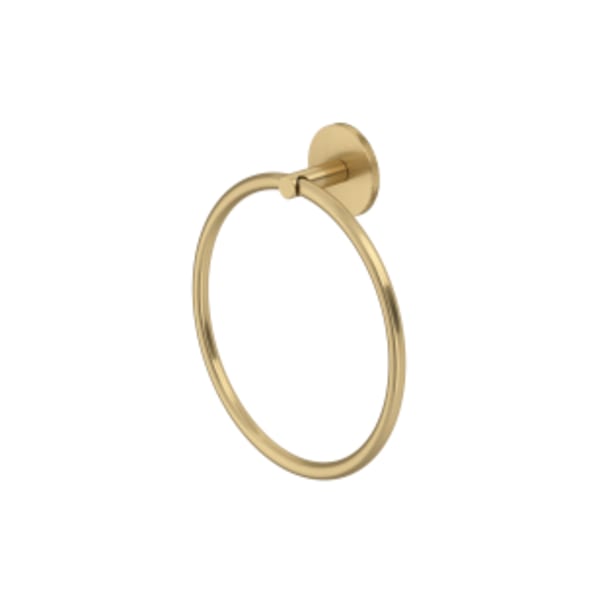 Amahle™ Towel Ring in Antique Gold
