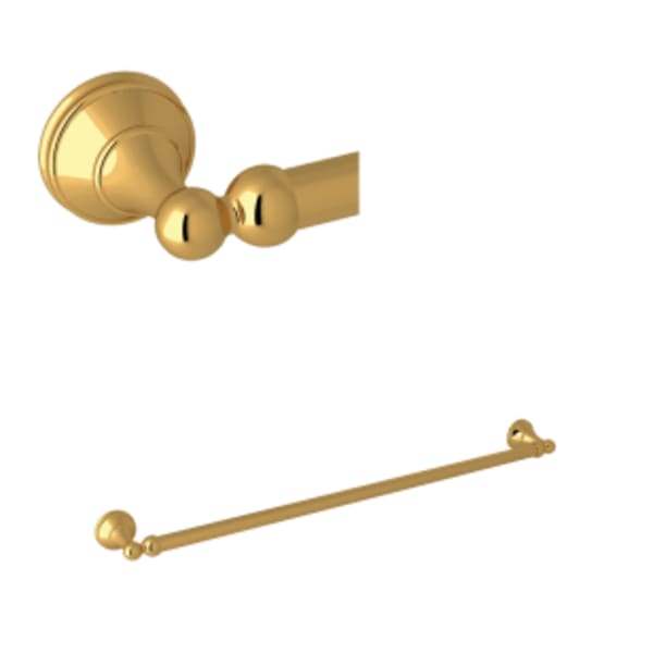 Georgian Era™ 26" Towel Bar in Unlacquered Brass