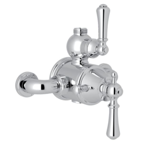 Georgian Era™ 3/4" Exposed Therm Valve With Volume And Temperature Control in Polished Chrome