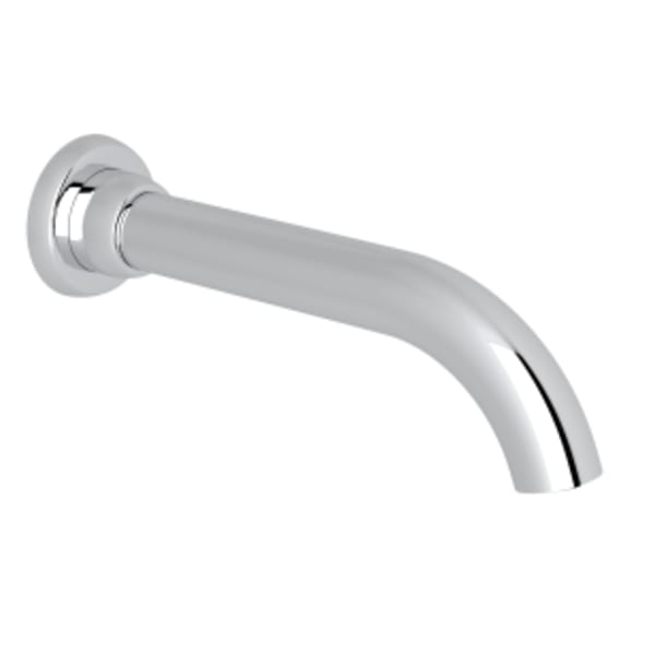 Transitional Wall Mount Tub Spout in Polished Chrome