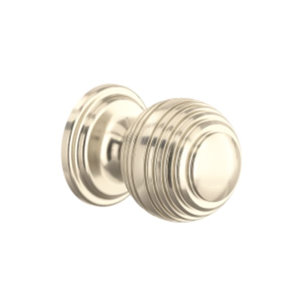 Small Contour Drawer Pull Knobs - Set of 5 in Satin Nickel