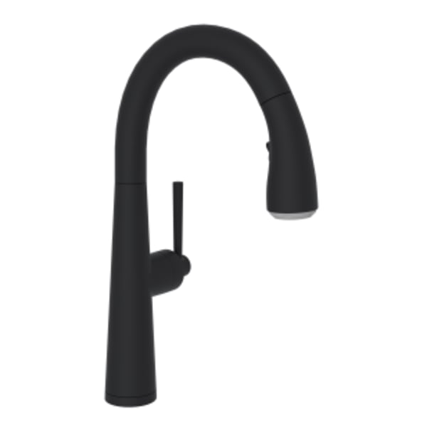 Lux™ Pull-Down Bar/Food Prep Kitchen Faucet in Matte Black
