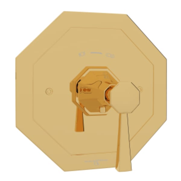 Deco™ 3/4" Thermostatic Trim Without Volume Control in English Gold