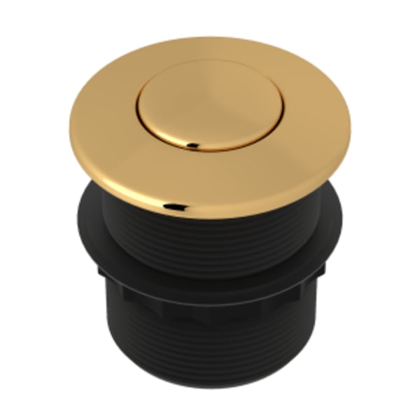 Waste Disposal Air Switch Button in English Gold