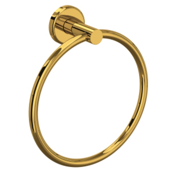 Lombardia® Towel Ring in Unlacquered Brass