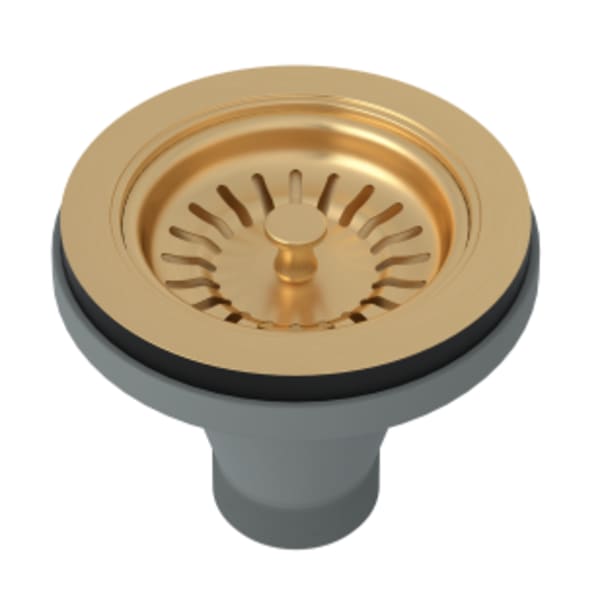 Basket Strainer in Satin English Gold