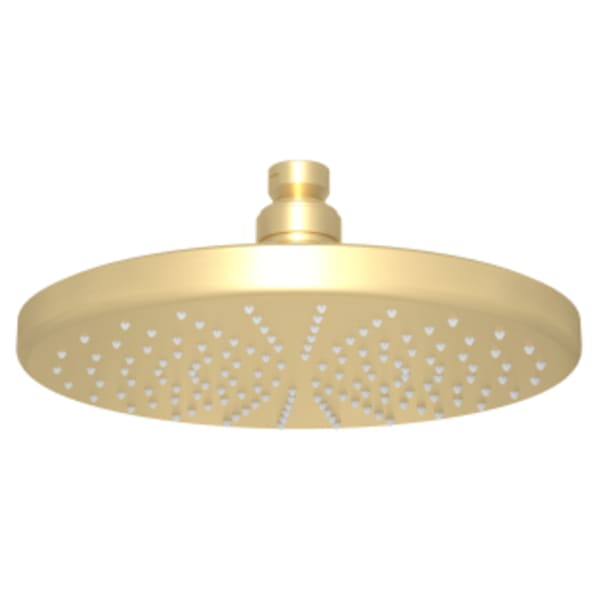 8" Rain Showerhead in Satin Unlacquered Brass