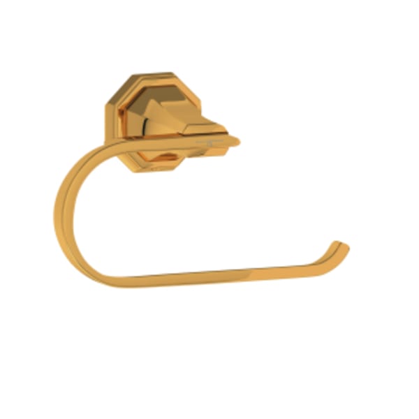 Deco™ Toilet Paper Holder in Unlacquered Brass