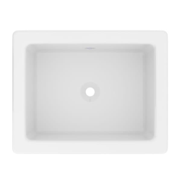 Shaker™ 18" x 15" Rectangular Undermount Or Drop-In Fireclay Lavatory Sink in White (WH)