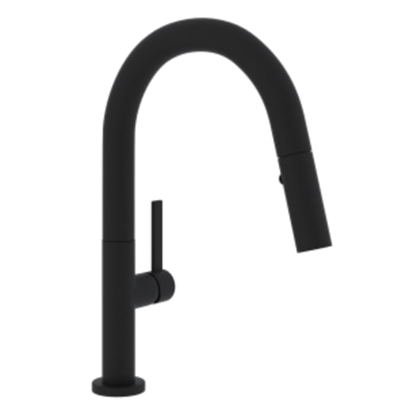 Lux™ Pull-Down Bar/Food Prep Kitchen Faucet in Matte Black