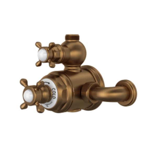 Edwardian™ 3/4" Exposed Therm Valve With Volume And Temperature Control in English Bronze