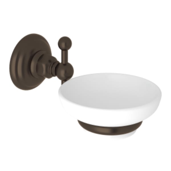 Wall Mount Soap Dish in Tuscan Brass