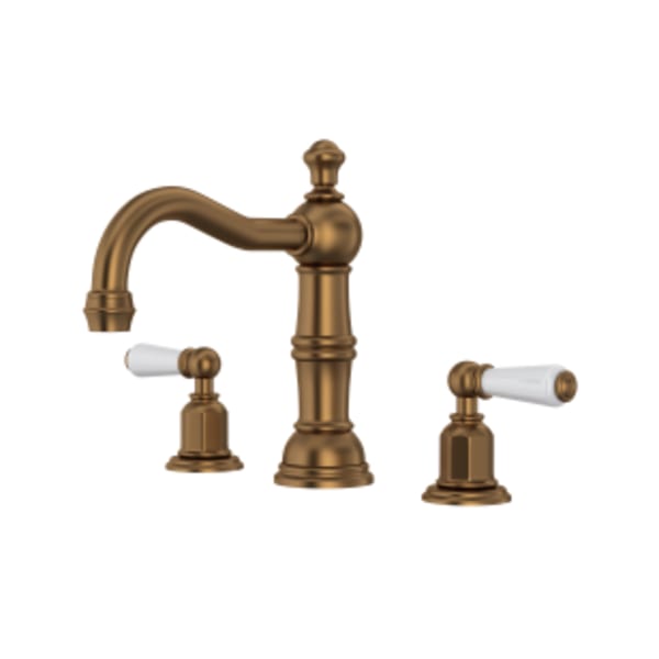 Edwardian™ Widespread Lavatory Faucet With Column Spout in English Bronze