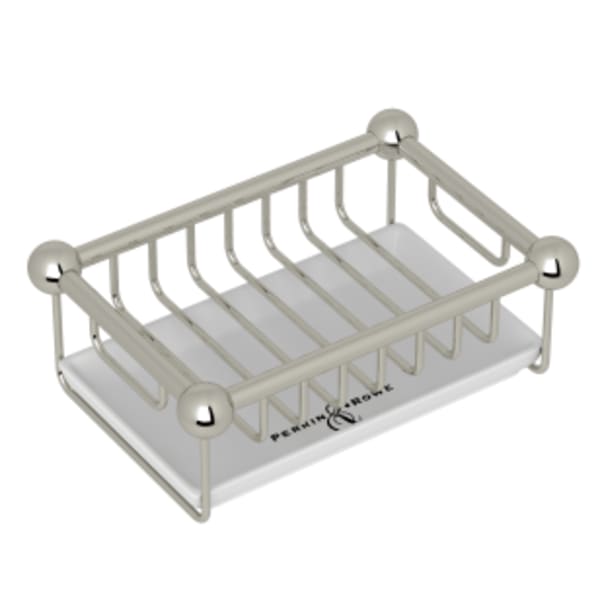 Soap Basket in Polished Nickel