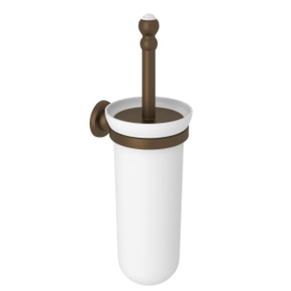 Wall Mount Toilet Brush Holder in English Bronze