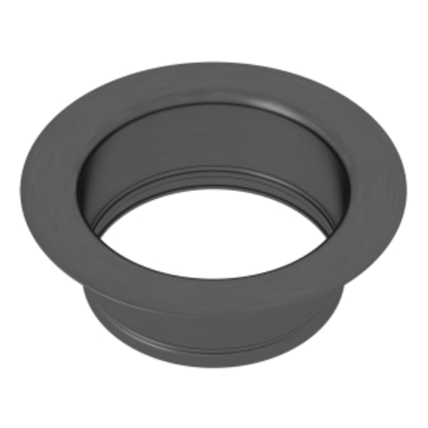 Disposal Flange in Black Stainless Steel