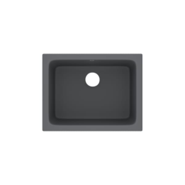 Allia™ 24" Fireclay Single Bowl Undermount Kitchen Or Laundry Sink in Satin Grey