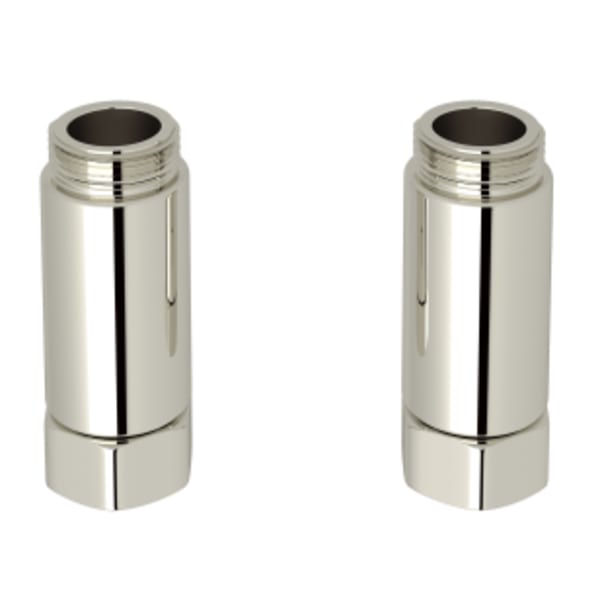 Union Adaptors in Polished Nickel