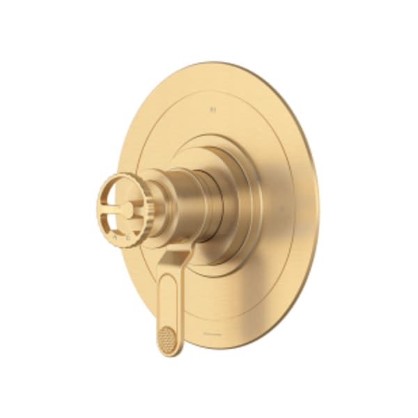 Armstrong™ 1/2" Therm & Pressure Balance Trim With 3 Functions in Satin English Gold