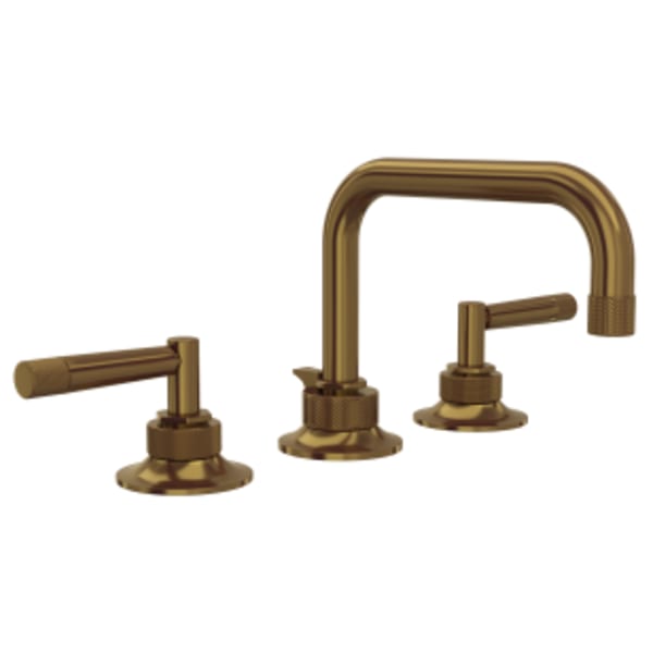Graceline® Widespread Lavatory Faucet With U-Spout in French Brass