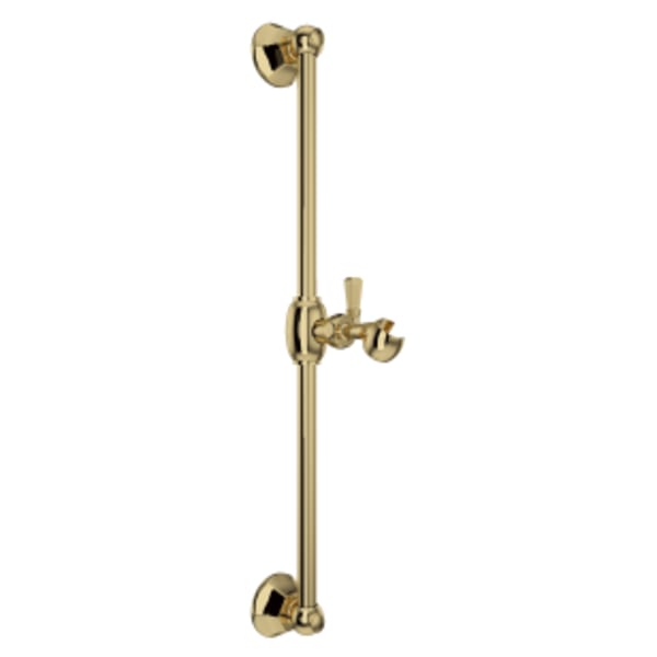 24" Slide Bar in Unlacquered Brass