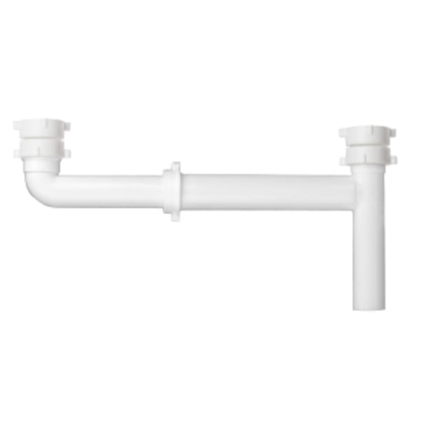 1-1/2" x 16" Slip Joint End Outlet, Telescoping - White - PVC