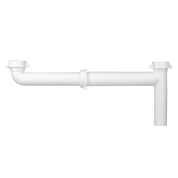 1-1/2" x 16" Slip Joint End Outlet, Telescoping - White - PVC