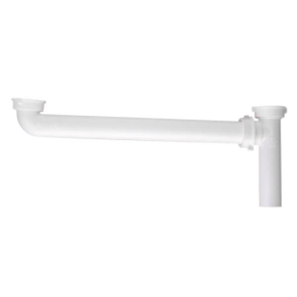1-1/2" x 16" PVC, End Outlet, , Soft Washer, - White