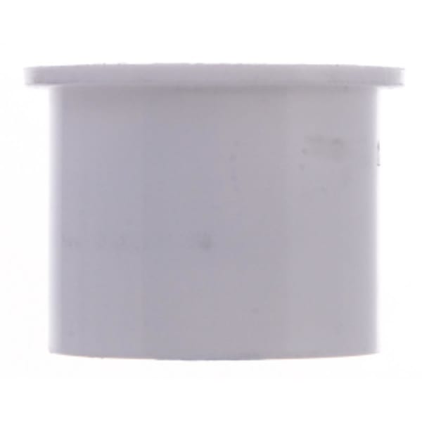 1-1/2" Flanged Tailpiece, - White - PVC