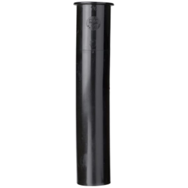 1-1/2" x 8" Flanged Tailpiece, - Black - ABS