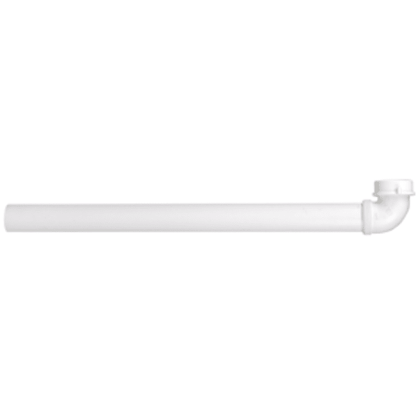 1-1/2" x 24" Slip Joint Waste Arm Extension, - White - PVC