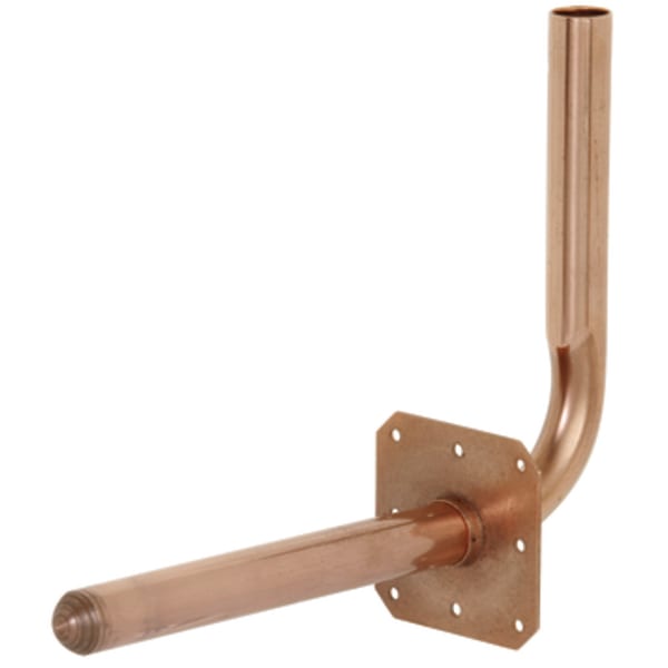 1/2" x 5" x 7" Male Sweat - Stub Out Elbow w/Nailing Flange