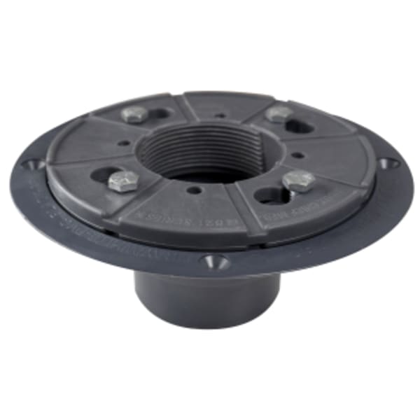 SHOWER DRAIN BASE & COLLAR PVC 2