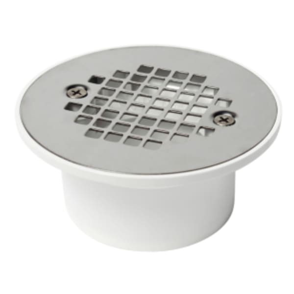 DRAIN BIG MOUTH PVC 2 SS STRAINER