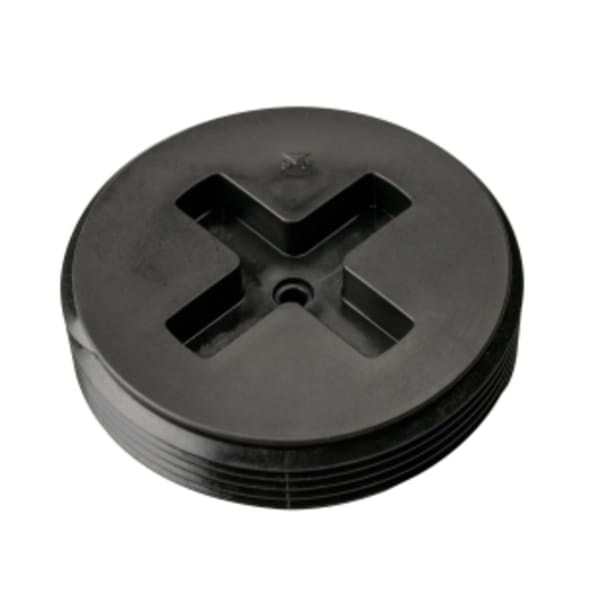 PLUG PP BLK 2 SLTD LESS INSERT