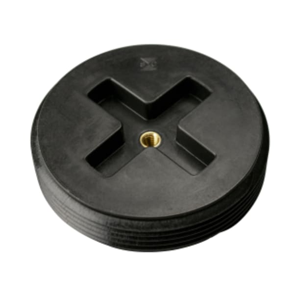 PLUG PP BLK 2 SLTD W/INSERT