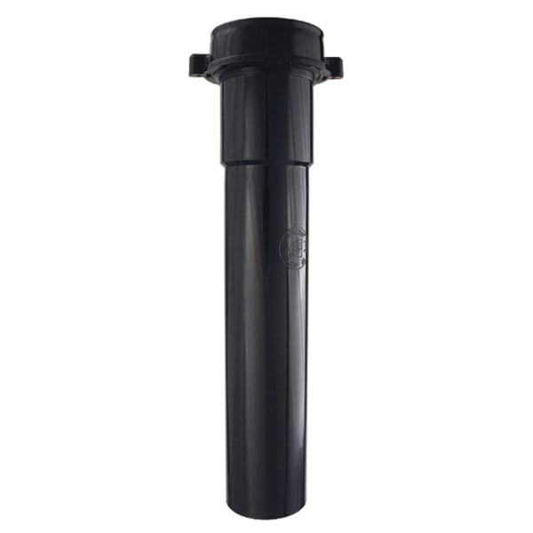 1-1/2" x 8" Slip Joint Slip Joint Extension Black ABS