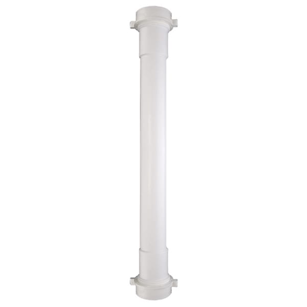 1-1/2" x 16" Slip Joint Double Slip Joint Extension PVC