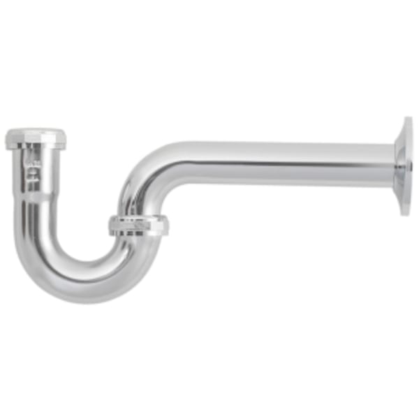 1-1/4" P-Trap 17Ga Chrome