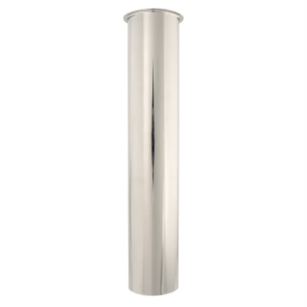 1 1/2" x 8" Flanged Tailpiece Chrome 22Gauge
